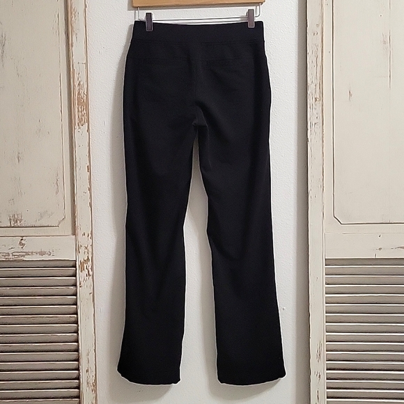 Athleta Midtown mid- rise trouser wide leg black athletic pants women's size 0 - Picture 6 of 15